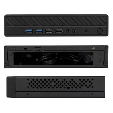 AKASA Kućište Cypher MX3, mini, mini ITX, crno