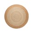 HANSE HOME Obostrani/ručno rađen juten okrugao tepih boje slonovače ø 120 cm Jutta Ivory
