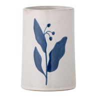 BLOOMINGVILLE Bijela/plava čaša za četkice za zube od kamenine Aurora