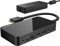 IVANKY Priključna stanica, 12 u 1, za MacBook Pro, USB-C, 150 W, 4K@144Hz, dvostruki zaslon, 2 x HDMI, 6 x USB, PD, SD/TF, audio