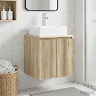 Umivaonik s policom, sonoma hrast, 49,5 x 41 x 62,5 cm