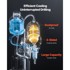 VEVOR Magnetska bušilica 1550 W 0-500 RPM za metal, crna