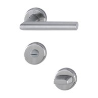 HOPPE Kvaka za vrata Garnitura Utrecht WC rozeta inox