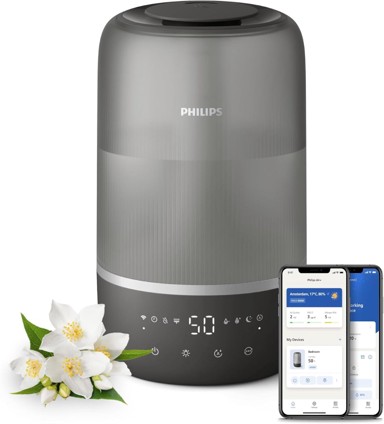 PHILIPS Pametni ovlaživač zraka do 41 m², crni
