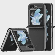 DUX DUCIS Bril kožna maska ​​za Samsung Galaxy Z Flip5 5G, crno