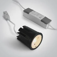ONE LIGHT Crna svjetiljka 7w cct ip20 36deg mr16 dm7307ma/b/v
