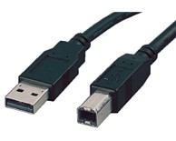 ROLINE USB kabel A-B USB 2.0, 1.8 m, crni