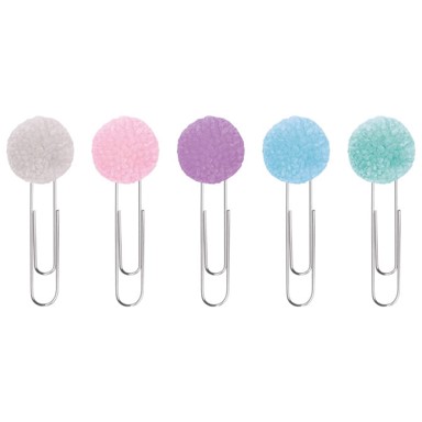 KNORR PRANDELL Ručne spajalice, velike, pastel, 6 kom