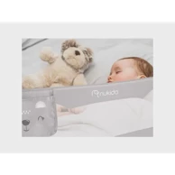 NUKIDO Barijera za krevet 180x42 cm, siva