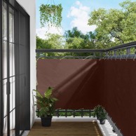 Balkon paravan, 110x800 cm, Oxford tkanina, smeđa