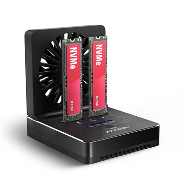 AXAGON Kućište za SSD ADSA-M2C22, USB 3.2 Gen 2x2 Type-C, crno