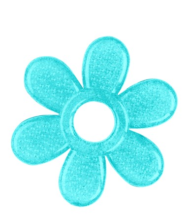 BABYONO Gelirana grickalica za zube Cvijet, zelena