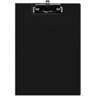 FORNAX Ploča s klipom i preklopom i kvačicom, A4, PP, crna