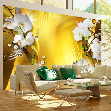 Foto tapeta Orchid in Gold 250x175