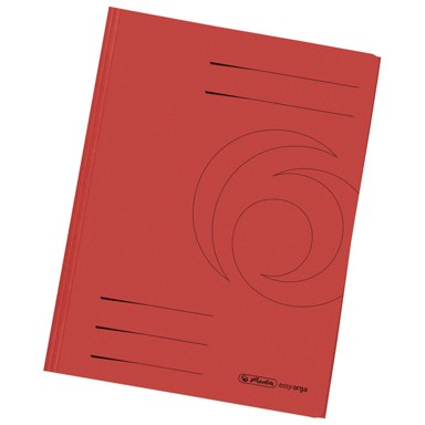 HERLITZ Kartonski fascikl klapa A4, reciklirani, crveni