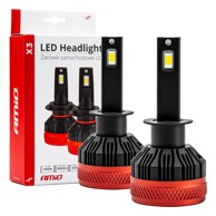 AMIO X3 Series LED Headlight žarulje, H1, do 520% više svjetla, 6500K, bijela