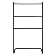 ALLSTAR Mat crni metalni držač za ručnike Aracena