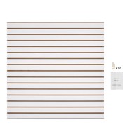 VEVOR Panel za zidne letvice 1220 x 1220 x 18 mm bijeli