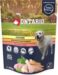 ONTARIO Dog Vrećica 300 g, piletina i povrće