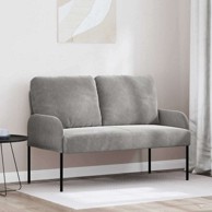 Sofa s jastukom 110 cm od šperploče, svijetlo siva