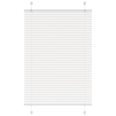 Roleta plisirana, 85x150 cm, širina tkanine 84,4 cm, bijela