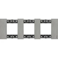 BTICINO Ukrasni okvir Living Now KA4802M3ZG, 2x3M, steel