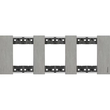 BTICINO Ukrasni okvir Living Now KA4802M3ZG, 2x3M, steel