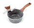 PROMIS Set lonaca Granite, tava 16 cm, lonci 20/24/28 cm, smeđe ručke