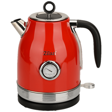ZILAN Kuhalo za vodu ZLN7033, Retro, 2200 W, 1,7 l, crveno