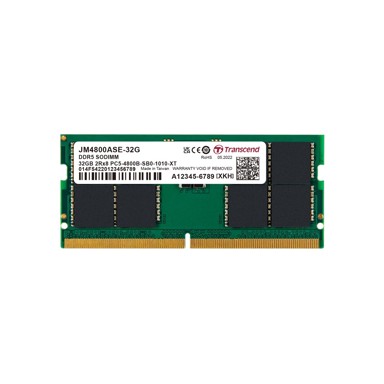 TRANSCEND RAM memorija JetRam JM4800ASE-32G, 32GB, DDR5 4800MHz, CL40, SO-DIMM