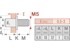 FORTUM Vijak za zakivanje 4770675, čelik, M5 × 10 mm, 50 kom