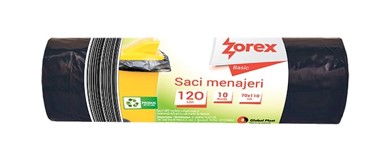 ZOREX Vreće za smeće Classic, 120 l, 70 x 110 cm, LDPE, 10/1