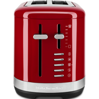 KITCHENAID Toster 5KMT2109EER, 7 stupnjeva, 2 kriške, 980 W, crveno-crni/nehrđajući čelik