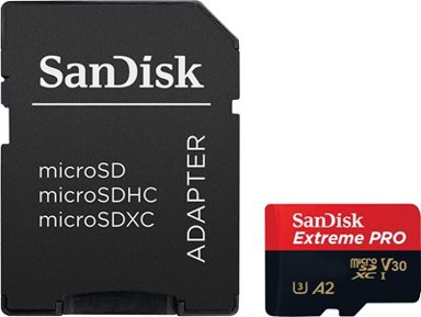 SANDISK Memorijska kartica Micro SD Extreme Pro 128 GB SDSQXCD-128G-GN6MA class 10 + V30 UHS-I + SD Adapter