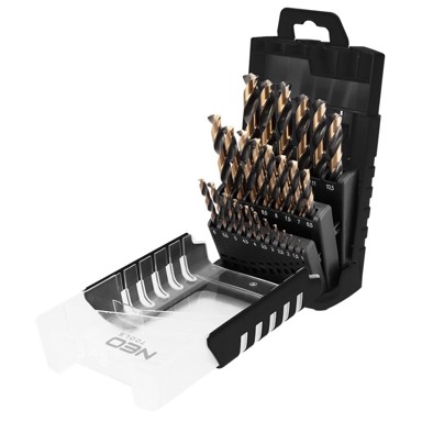 Pro-Tec Svedri za metal HSS-CNC 1,0-13,0 mm, set 25 komada, srebrni
