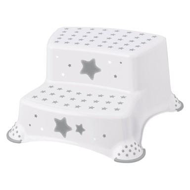 KEEEPER Dupla stepenica Stars, bijela