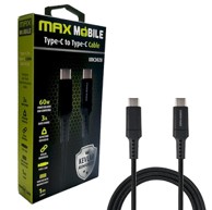 MAX MOBILE Kabel univerzalni Type-C 1 m, crni