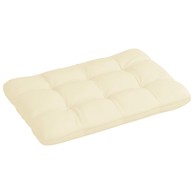 Paletni jastuk krem 120 x 80 x 12 cm od tkanine