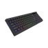 NIKCORP Gaming tipkovnica 96%, mehanička, 95 tipki, LCD zaslon, Hot-Swap, RGB, USB-C, crna