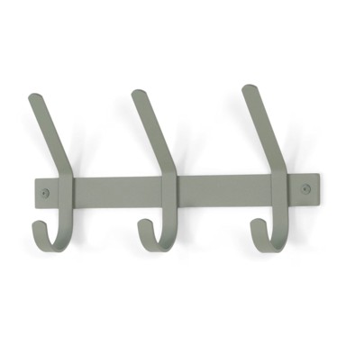 SPINDER DESIGN Zelena/siva metalna zidna vješalica Dexter