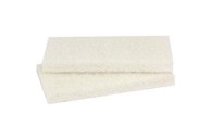 KUBALA Tekstilna vlakna, bijela, 120 x 250 mm, 2 kom