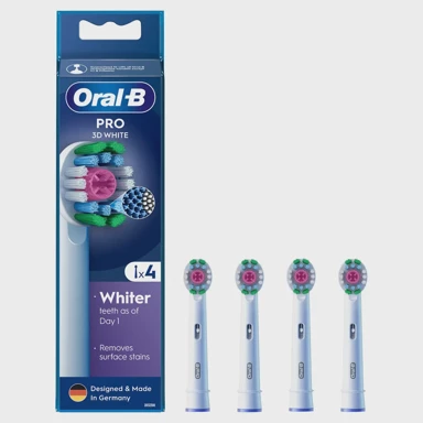 ORAL-B Zamjenske četkice za zube 3D White, 4 nastavka