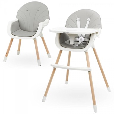 MOBY SYSTEM Hranilica, 3 u 1, nosivost 15 kg, bukovo drvo, ekokoža