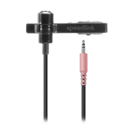 SPEEDLINK Mikrofon s kopčom Spes SL-800006-BK, crna