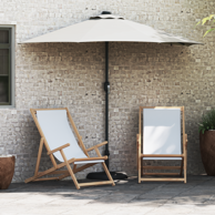 Vrtni suncobran 294 x 150 x 223 cm tkanina, pijesak