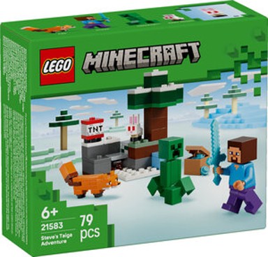 LEGO Set za slaganje Steveova pustolovina u tajgi 21583