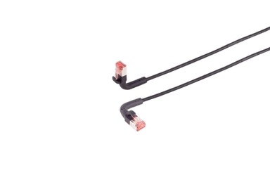 Fleksibilni mrežni kabel CAT6A U/FTP 7,5 m FLEX-ANGLE, crni