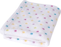 BABYMATEX Deka 75x100 cm MILLY, bijela