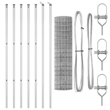 Euro ograda s 7 stabala 1. 4x10 m galvanizirani čelik