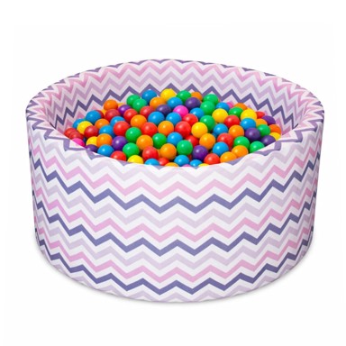 AGA Suhi bazen 90x40 cm s lopticama Zigzag Šareni